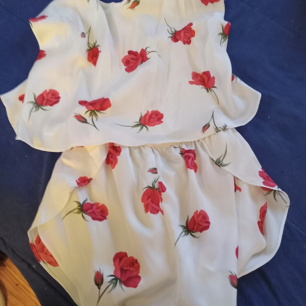 Clearance!  Flowered cami and panties